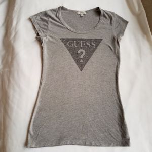 Guess grey short sleeve top size small